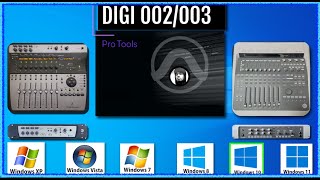 DIGI 003 WITH PROTOOLS 12 ON WINDOWS 10 [upl. by Stanislas745]