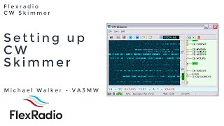 CW Skimmer Setup for SmartSDR [upl. by Piper990]