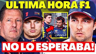 el MENSAJE que SERGIO PEREZ NO ESPERABA de la MAFIA VERSTAPPEN por ESTO [upl. by Wolff914]