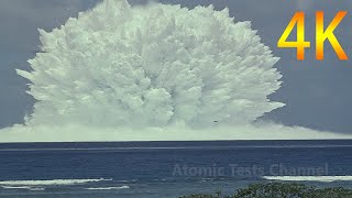 150 METER UNCUT FOOTAGE OF UNDERWATER ATOMIC BLAST 1958 [upl. by Ennire739]