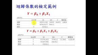 迴歸分析07部分迴歸係數檢定 [upl. by Adalia115]