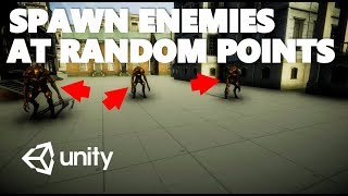 HOW TO RANDOMLY SPAWN ENEMY POSITIONS WITH C UNITY TUTORIAL [upl. by Gamaliel]