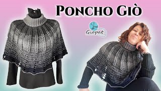 Tutorial PONCHO mantella cappa lavorato a uncinetto [upl. by Mariel]