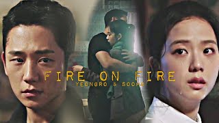 Yeongro amp Sooho Fire on Fire Snowdrop FMV [upl. by Nairb]