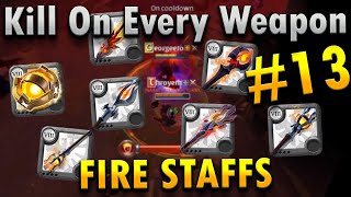 Fire staffs are Fancy  Kill on Every Weapon 13  GIVEAWAY  ALBION ONLINE PVP [upl. by Ylsew975]