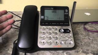 ATampT 84100 DECT 60 CordedCordless Phone Review [upl. by Braun]