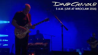 David Gilmour  5 AM Live At Wroclaw 2016 [upl. by Eugeniusz]