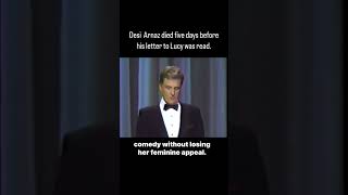 Final Words For Lucille Ball sad lucilleball love awards desiarnaz tv shortsfeed [upl. by Janina962]