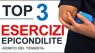 EPICONDILITE gomito del tennista COME CURARLA [upl. by Aramoy]