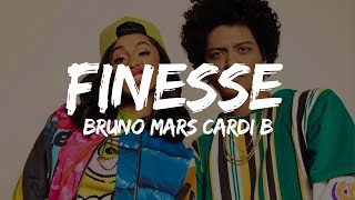 1 HOUR Bruno Mars Cardi B  Finesse Lyrics [upl. by Marucci]