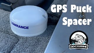 Lowrance Point1  GPS Puck Spacer Install  GDC Marine [upl. by Adne]