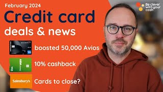 Credit card deals Boosted Avios Amex welcome amp Asda 10 Cashback February 2024 update [upl. by Tini]