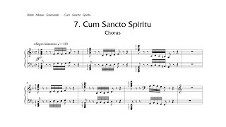 Cum Sancto Spiritu from Petite Messe Solennelle  Rossini Score [upl. by Adnerad]