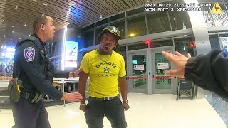 Man Goes Absolutely Ballistic At The Airport [upl. by Kreda]