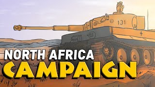 The North African Campaign  Animated History [upl. by Aidam]