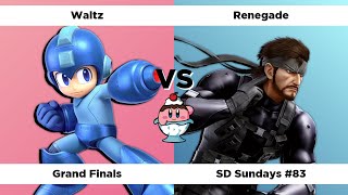 SD Sundays 83 Waltz Mega Man vs Renegade Snake ROB Grand Finals [upl. by Sarge379]