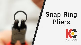 Snap Ring Circlip CClip Retaining Ring Pliers  The Basics [upl. by Ardisi]