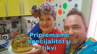 Hadžijski ćevap pripremljen u tikvirecept [upl. by Brick860]