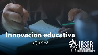 INNOVACIÓN EDUCATIVA  ¿Qué es  5 ejemplos [upl. by Fedora808]