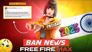 Free Fire Max Ban News In India  119 Chinese Apps Ban List 2025 Free Fire Ban News Real Or Fake [upl. by Ynohtnakram]