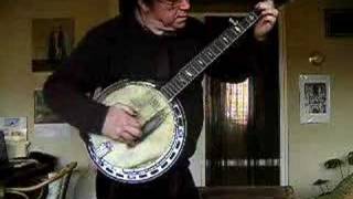 Grandfathers Clock on five string banjo [upl. by Ahsilrae]