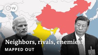 India vs China Whats really behind their rivalry  Mapped Out [upl. by Assennav714]