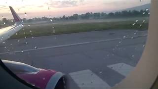 Uzlijetanje sa Međunarodni aerodrom Tuzla Dortmund Airport 24042018 600 h [upl. by Lerraj]