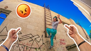 ESCAPING ANGRY GIRLFRIEND Epic Parkour POV Chase [upl. by Abra227]