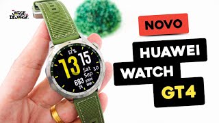 ★ Exclusivo HUAWEI WATCH GT4 — O smartwatch mais elegante e completo que testei 😍​ [upl. by Irot]