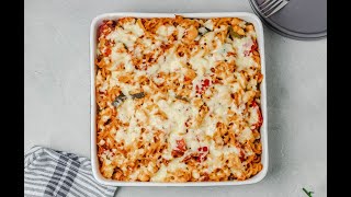 Vegetable Pasta Bake Vegetarian Pasta Recipe [upl. by Nitsirhc148]