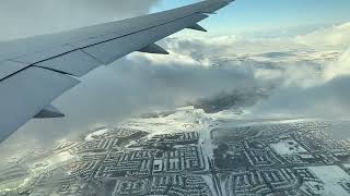 YYC  Calgary  Alberta Canada Landing [upl. by Damara]