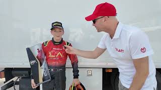 Bruno Blanco LA Motorsport – Parolin – TM Kart WSK Euro Series 2024 RD2 Sarno OKNJ [upl. by Yukio]