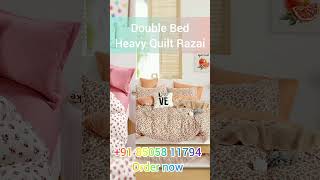 Super Soft Microfibre Double Bed Heavy Quilt Razai for Winter Polyfill Quilt Luxury Winter Quilt [upl. by Noreh238]