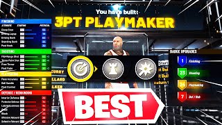 BEST 3PT PLAYMAKER BUILD amp BEST BADGES  NBA 2K22 [upl. by Shantha945]