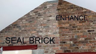 How To Clean And Seal Brick  Brickwall Feature Wall [upl. by Lepp790]