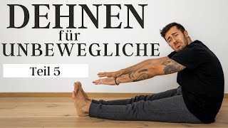 DEHNEN FÜR UNBEWEGLICHE Teil 5  15 Minuten Yoga Stretching Routine für komplette Anfänger amp Männer [upl. by Akit806]