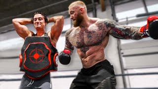 How Hard Can The Worlds Strongest Man Punch  Ft The Mountain [upl. by Uok915]