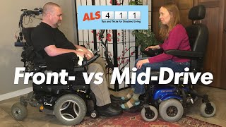 Why I Chose a Front Vs MidDrive Wheelchair [upl. by Aronoff201]