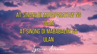 Rivermaya 💖 Ulan Lyrics [upl. by Aivan700]