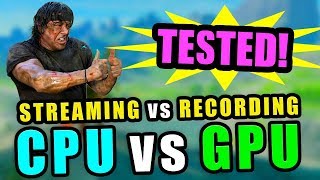 BEST SETTINGS  OBS  others  CPU vs GPU Video Encoding… [upl. by Norris]