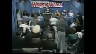 Wrestlemania 8 Press Confrence [upl. by Primaveras]