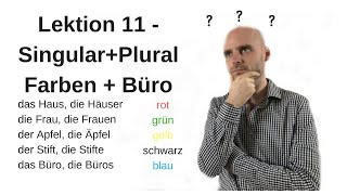 Deutschkurs A11 Lektion 11 SingularPlural [upl. by Streetman711]