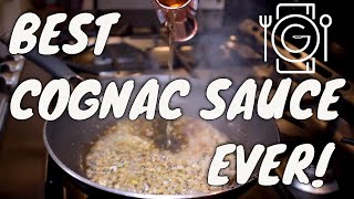 How to make the BEST COGNAC SAUCE  Your Steak will thank you [upl. by Rahel265]