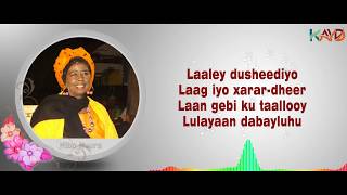 LYRICS  Heestii Laaley  Hibo Maxamed Huddoon Hibo Nuura [upl. by Obediah]