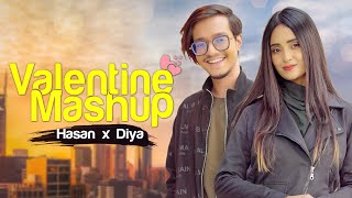 Valentine Mashup 2023  Diya Jahan amp Hasan S Iqbal  Best Bangla Love Songs Mashup [upl. by Ahsem]