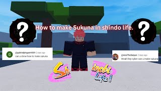 How to make Sukuna in Shindo Life 2 [upl. by Sumaes]