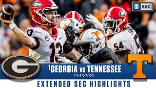 1 Georgia vs Tennessee Extended Highlights  CBS Sports HQ [upl. by Nemajneb485]