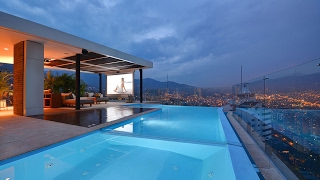 Luxury Penthouse Apartment in Medellin Real Estate Video [upl. by Belldas406]