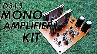 D313 Transistor Based Amplifier Kit [upl. by Siuluj]