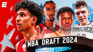 2024 NBA Draft Round 1 on ESPN Live reaction to every pick amp trade  Hoop Collective 🏀 [upl. by Amej]